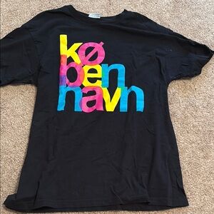 Colorful Copenhagen Denmark Graphic T-Shirt